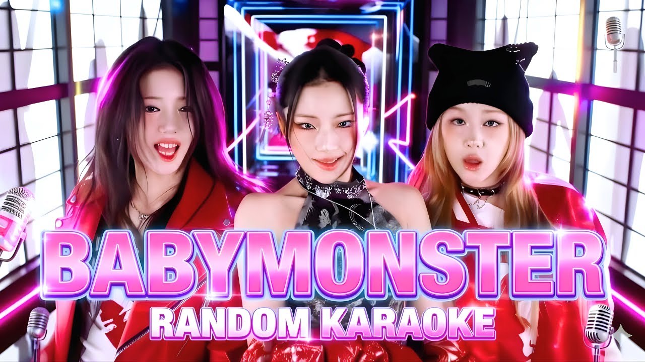 K-POP RANDOM KARAOKE CHALLENGE 🎤 ( BABYMONSTER RANDOM KARAOKE )