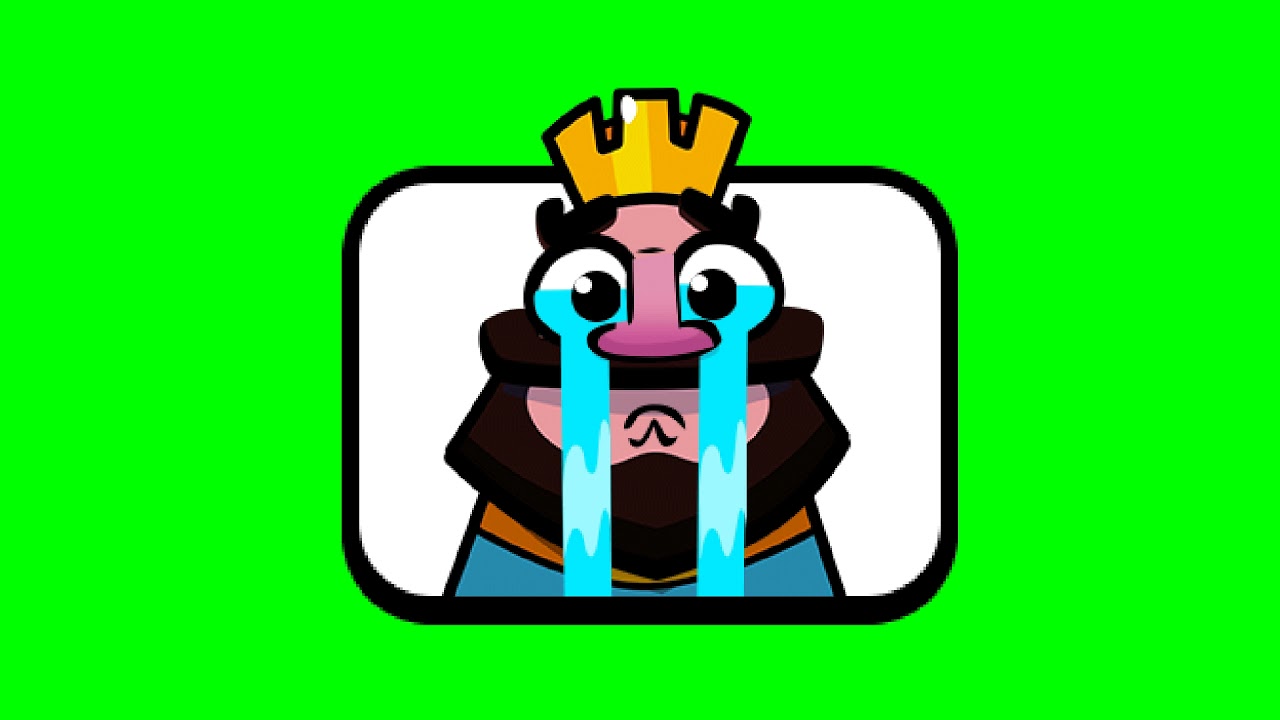 Clash Royale King Emotes Greenscreen (Fan Remake)