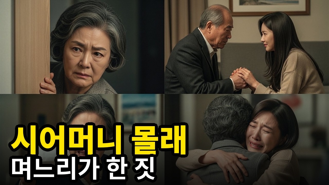 시어머니 몰래 며느리가 한 짓