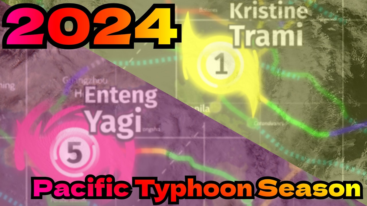 2024 Pacific Typhoon Season Animation