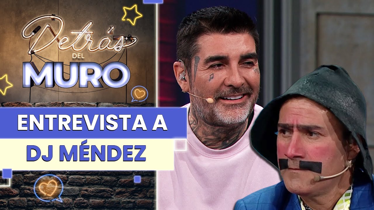 ¡LE REGALÓ SU PROPIO MUÑECO! 😂 Así fue la entrevista de Ruperto a DJ Méndez - Detrás del Muro