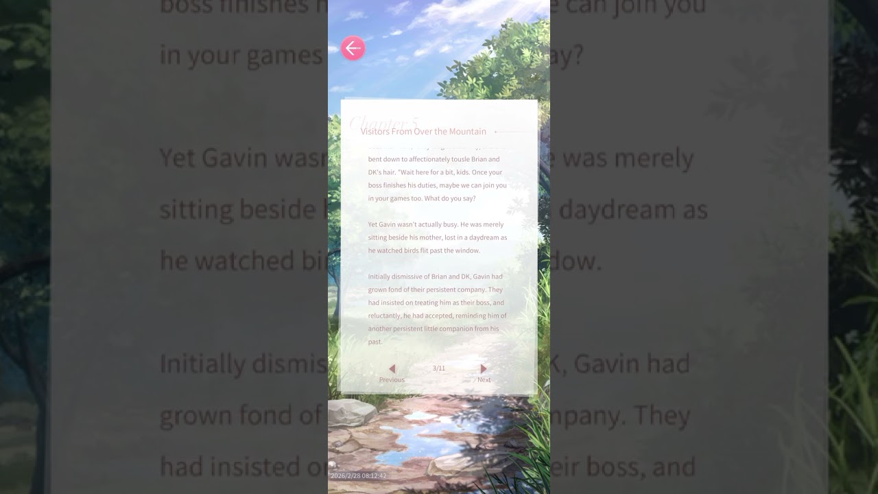 [MLQC] Gavin: Verses in The Breezes Plot Story 