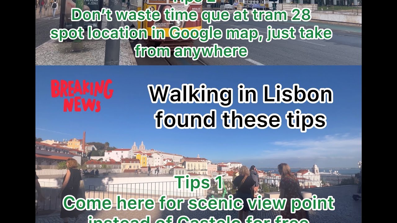 Walking in Lisbon and found these tips