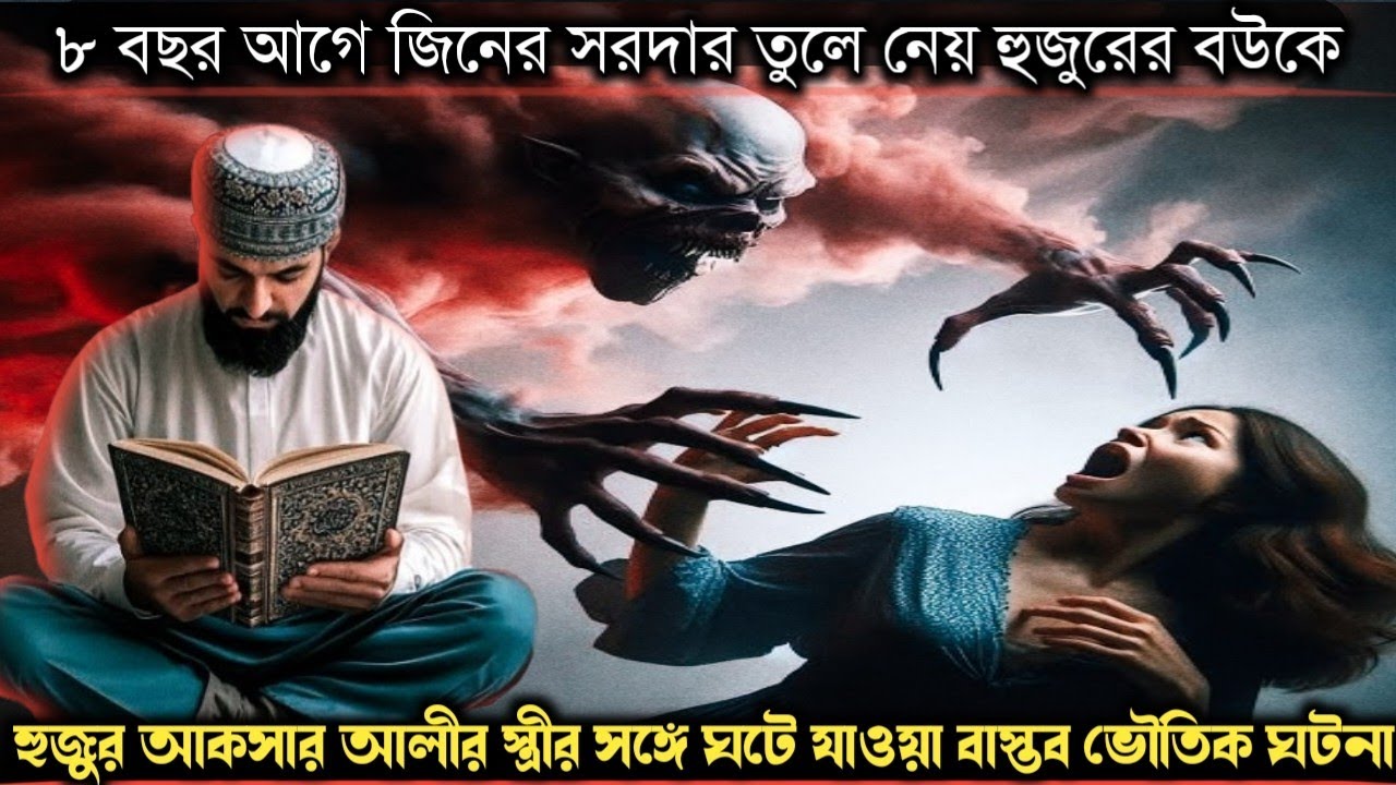 ৮ বছর পর জ্বীনের রাজ্য থেকে স্ত্রীকে ফিরিয়ে আনে হুজুর আকসার সত্য ঘটনা Bangla horror real life story