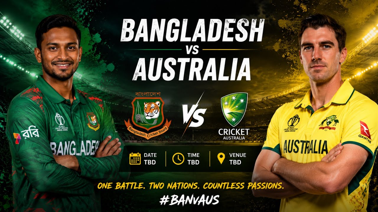 Bangladesh vs Australia Match Highlights 2026 | BAN vs AUS Full Match Preview | Cricket News Today