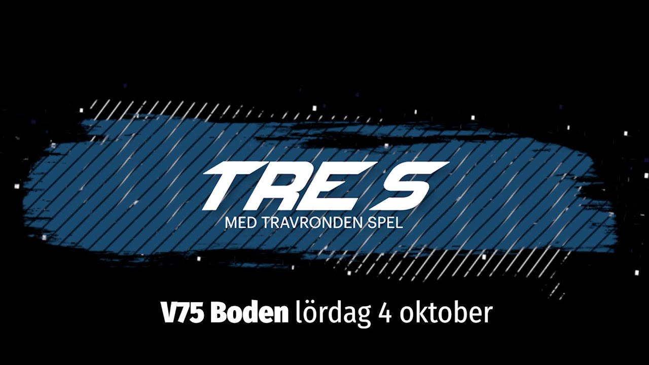 Speltips V75 Boden 4 oktober