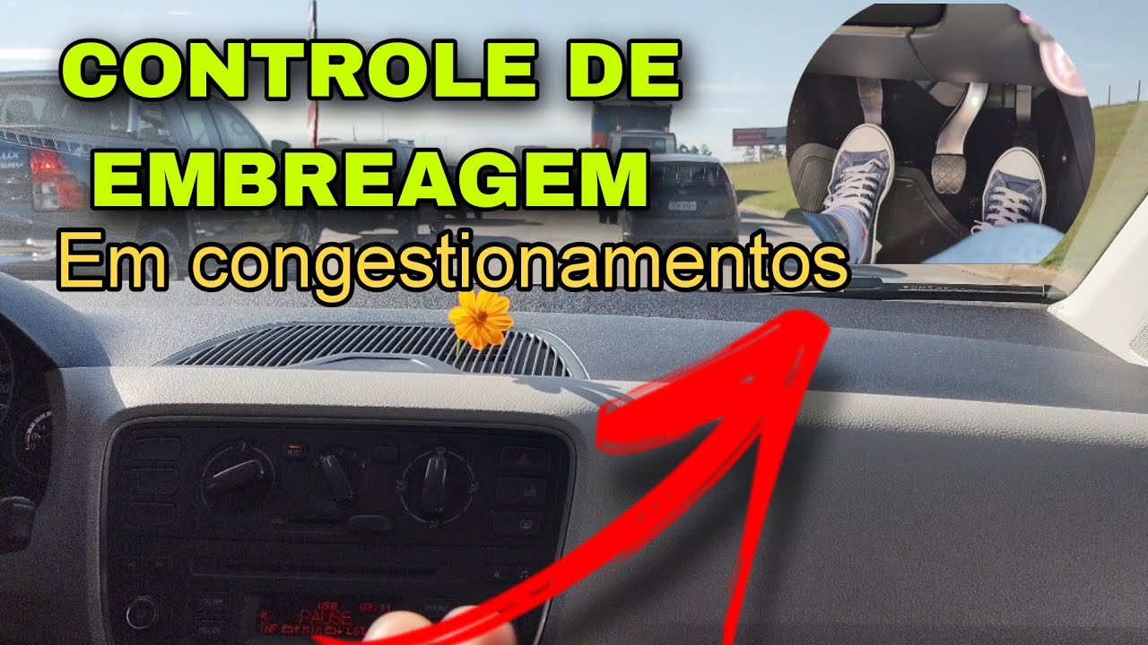 CONTROLE DE EMBREAGEM EM CONGESTIONAMENTO 🔴