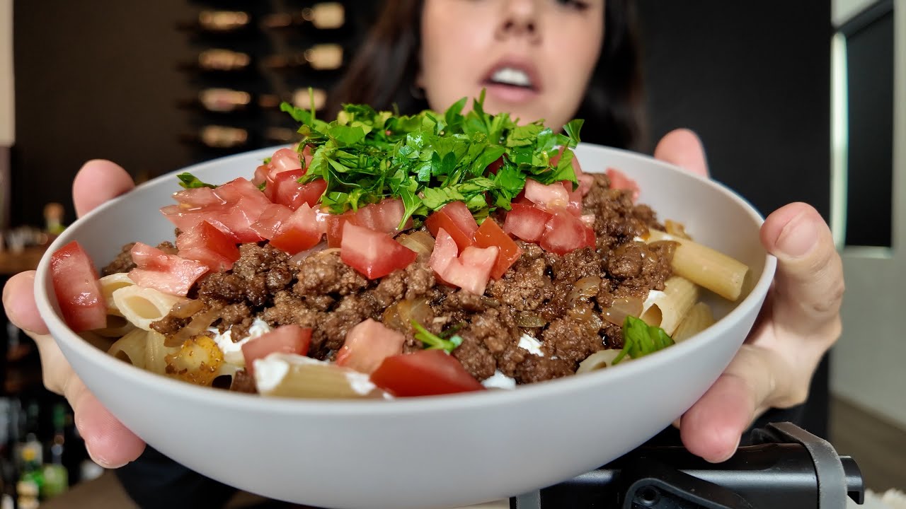 Chaotic cook with me! Turkish Pasta recipe