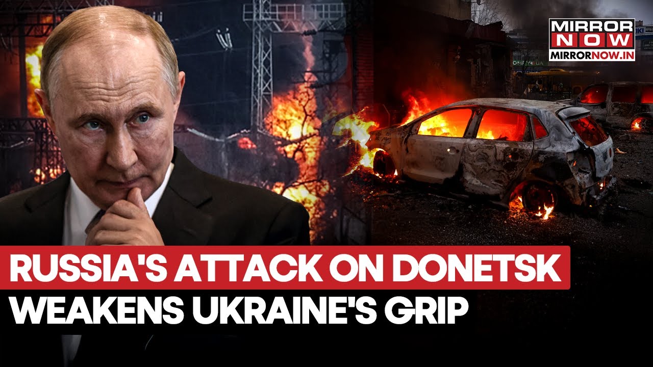 Russian Forces Carry Out Attack On Donetsk Region Of Ukraine, Massive Damage Reported | Watch