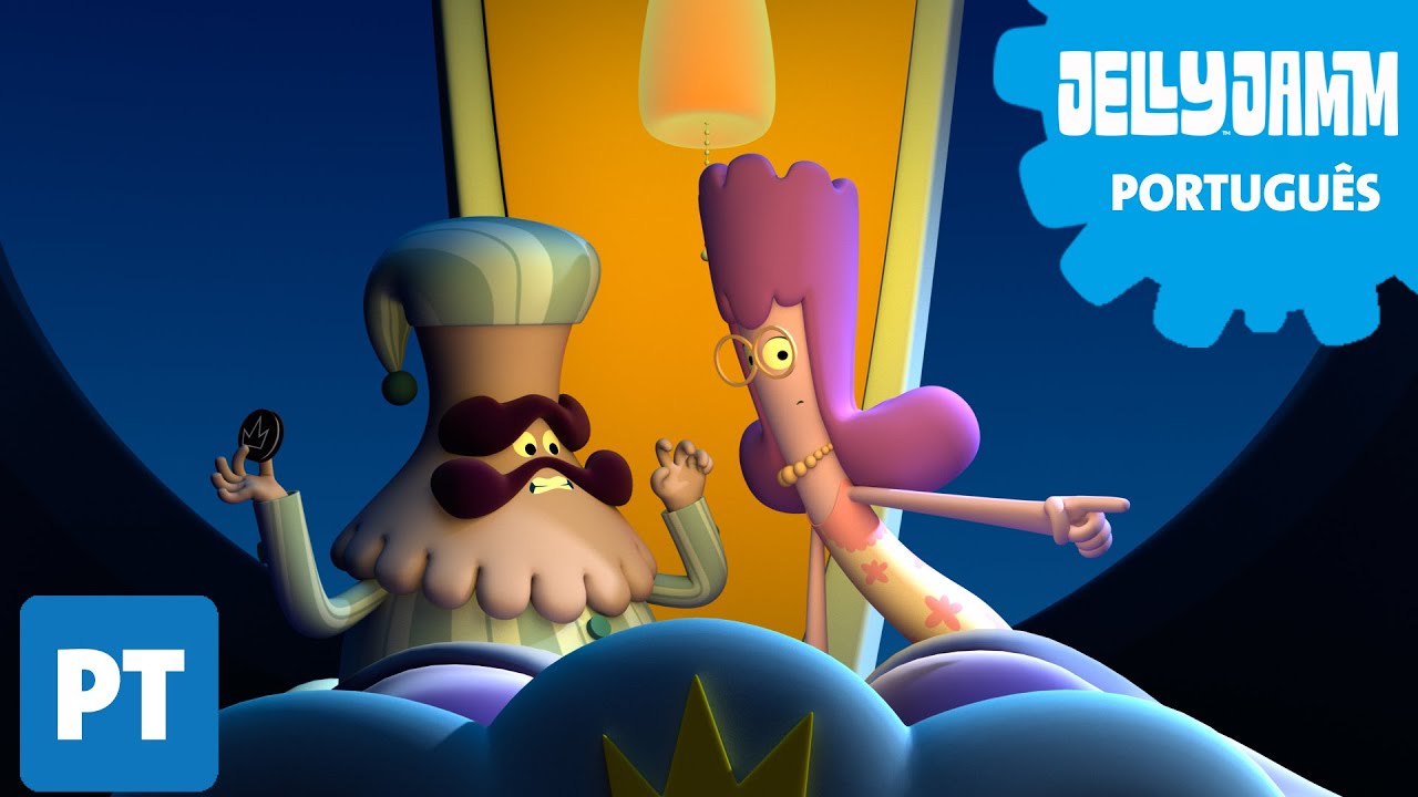 Jelly Jamm Português. EP 12 Dormindo Com Um Medroso. Desenhos animados em português completos