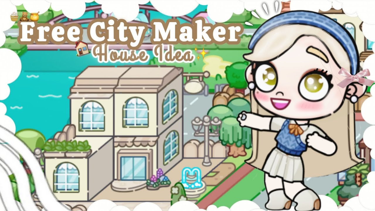 Free City Maker 🤍✨|| House Idea🏡 || Avatar World || ────୨୧────