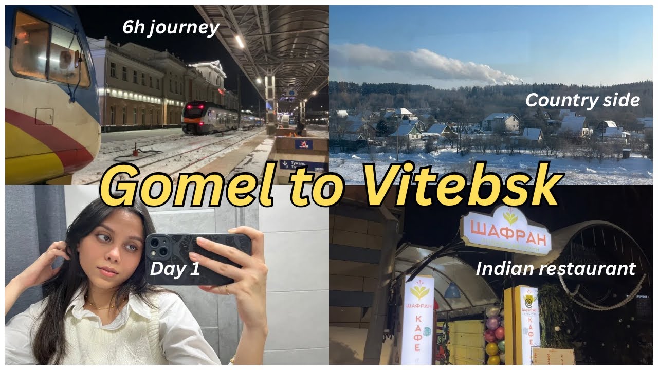 Eastern Europe : Vitebsk travel vlog | mini trip | Day1 | Vitebsk