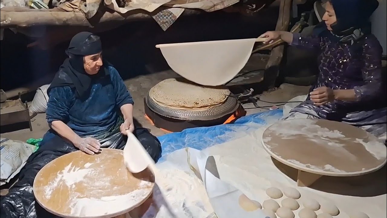 The smell of bread and the sound of breaking firewood