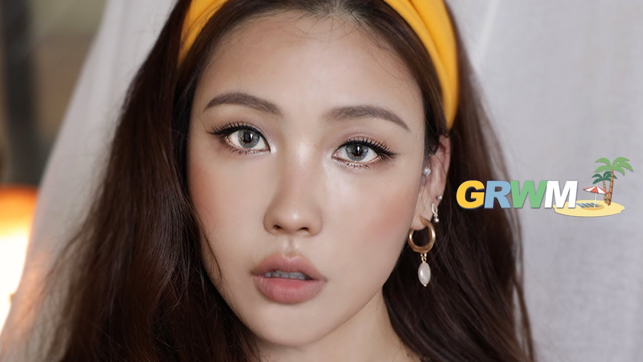 [Eng] 섬에서 준비하는 휴양지 메이크업 + 브이로그🏝 l 이사배(RISABAE Makeup)