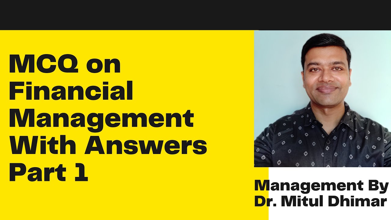 MCQ on Financial Management with answer- Part 1