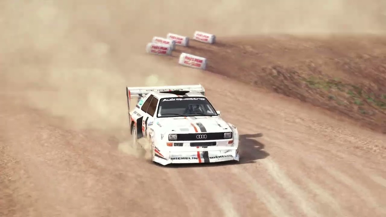 Dirt Rally - Pikes Peak - full gravel course - with the Audi Sport quattro