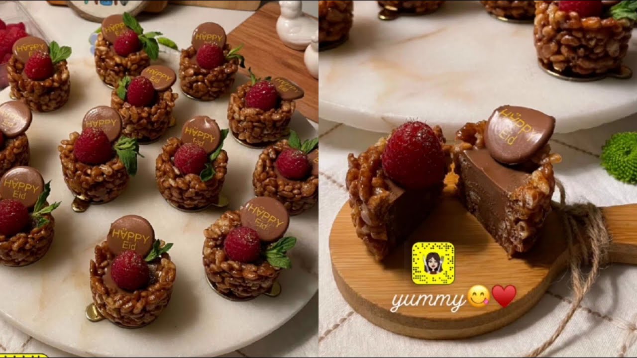 قوالب الرايس كرسبي 😍 حلى سهل وانيق ويواجه للعيد والمناسبات 👌✨ مطبخ بيبا