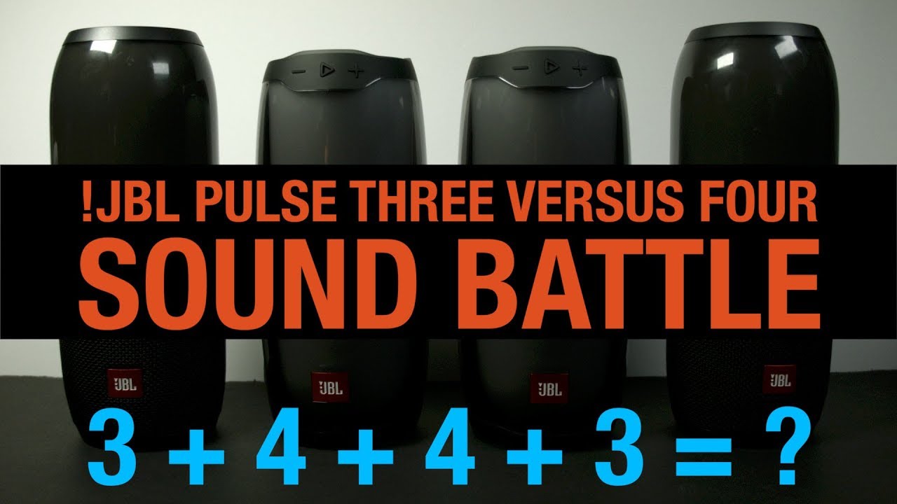 !JBL Pulse 3 versus 4 | SOUND BATTLE