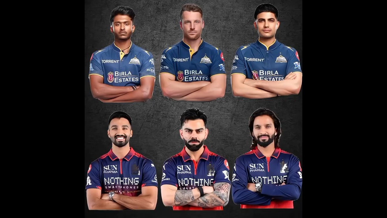 Rcb Vs Gt best batting lineup !! #shorts !! #ytshorts !! #batting !! #trending