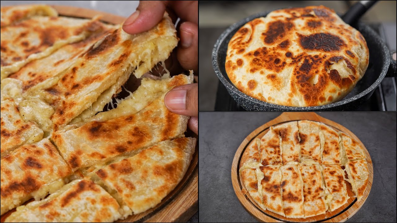 CHEESE STUFFED BREAD RECIPE | POTATO CHESSE BREAD | SOFT & CHESSY BREAD RECIPE | WITHOUT OVEN