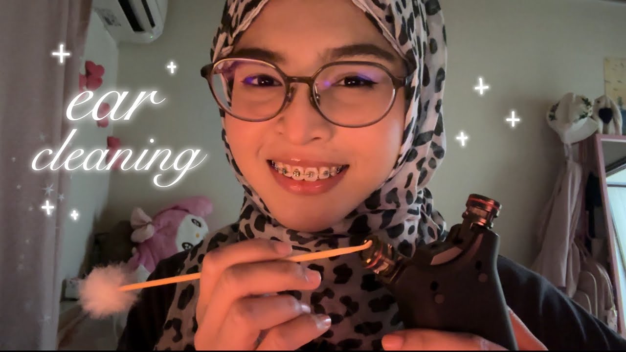 ASMR👂EAR CLEANING WITH TASCAM (ur ears are clogged) 😔
