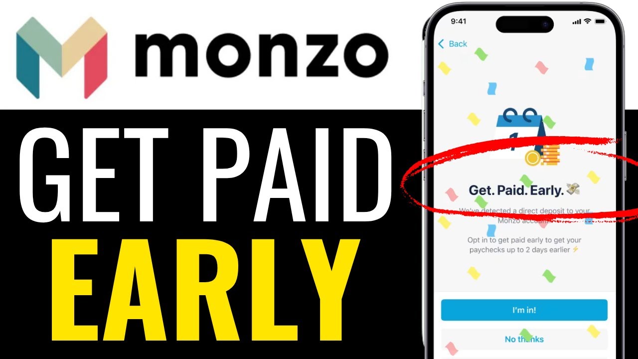 How to Get Paid Early with Monzo 2025 (Beginner Guide)