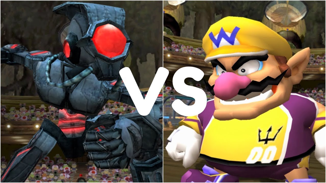 Super Mario Strikers - Super Team vs Wario - GameCube Gameplay (720p60fps)