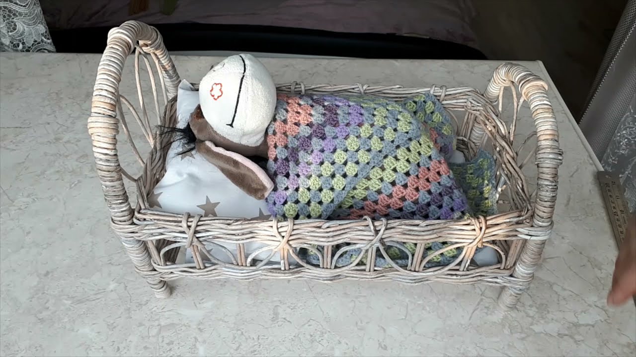 Кровать для куклы. ЧАСТЬ 1 ! Плетение из бумаги
