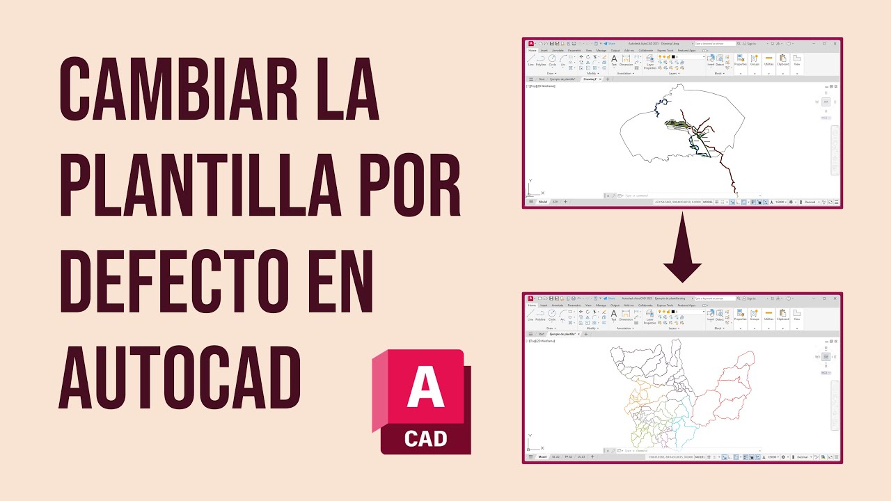 Como cambiar la plantilla por defecto en AutoCAD