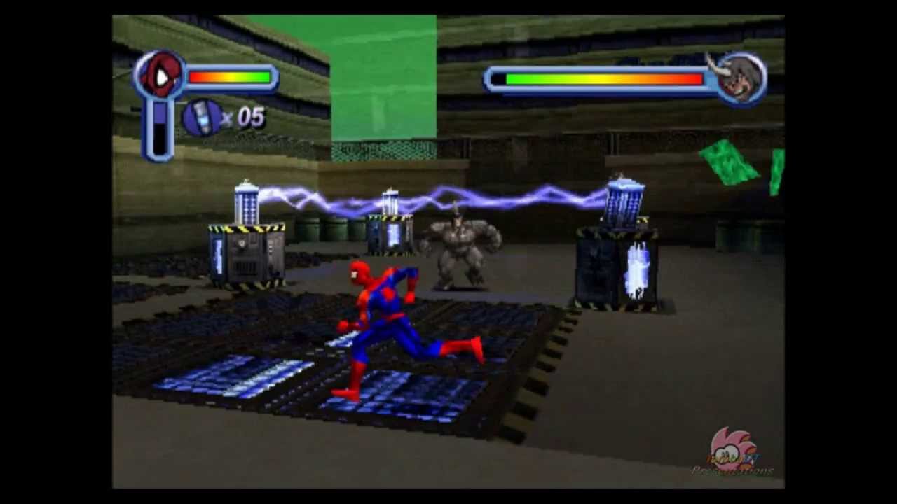 Spider-Man for PS1 Playthrough: 12 - SPIDEY VS. RHINO