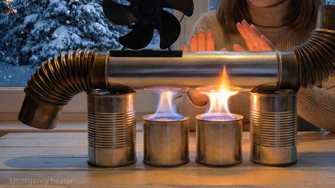 Unlimited heat source for winter, no electricity needed