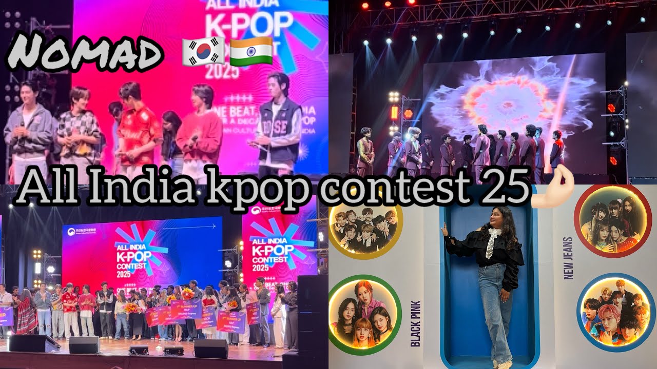 All India K-POP Contest 2025 FINALS 💥 | NOMAD&rsquo;s Epic Stage 🔥 | Full Vlog Experience!