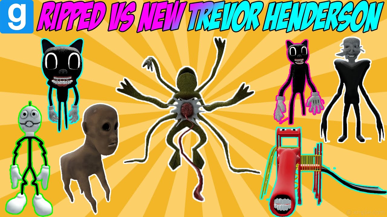 RIBBIT vs. NEW TREVOR HENDERSON CREATURES! - Garry's Mod Sandbox