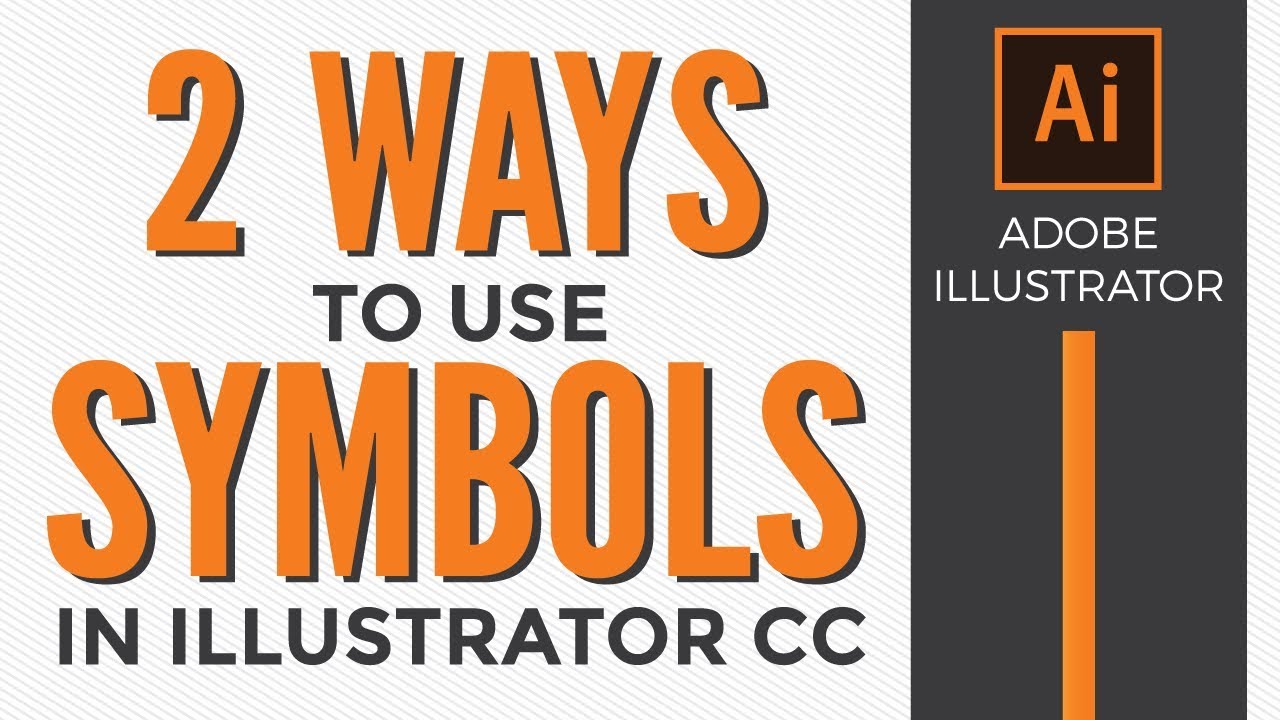 Как использовать символы в Adobe Illustrator CC