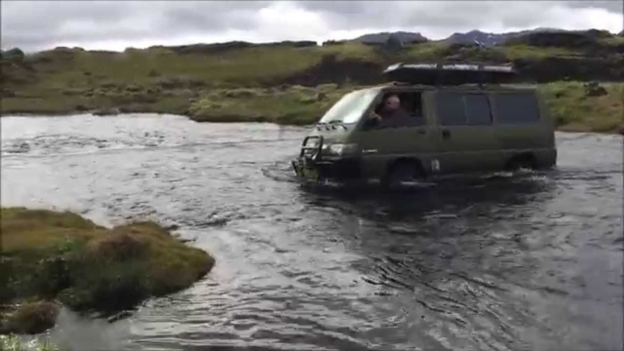 ICELAND 2015 Offroad driving in Mitsubishi Delica L300 4WD