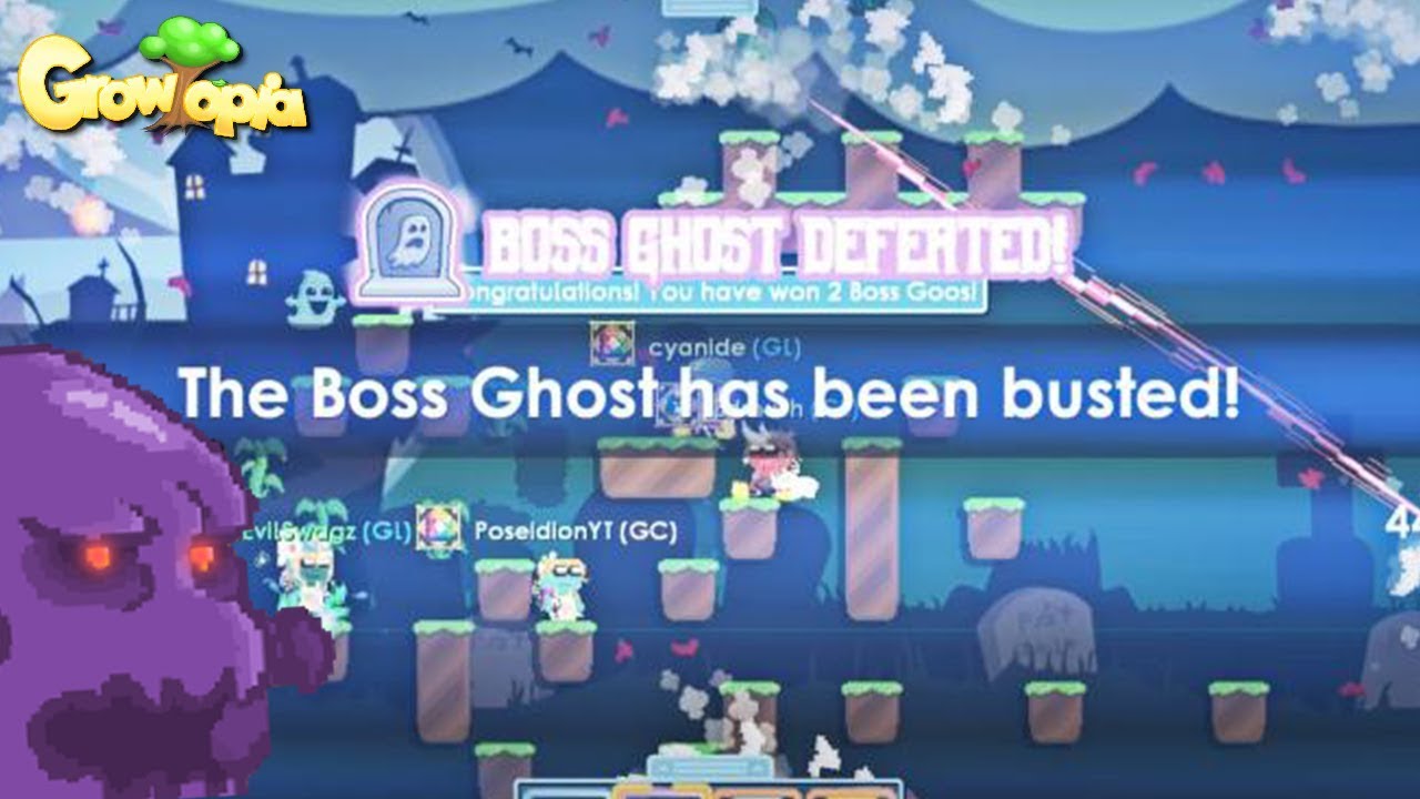 WE DEFEATED THE BOSS GHOST! | GROWTOPIA
