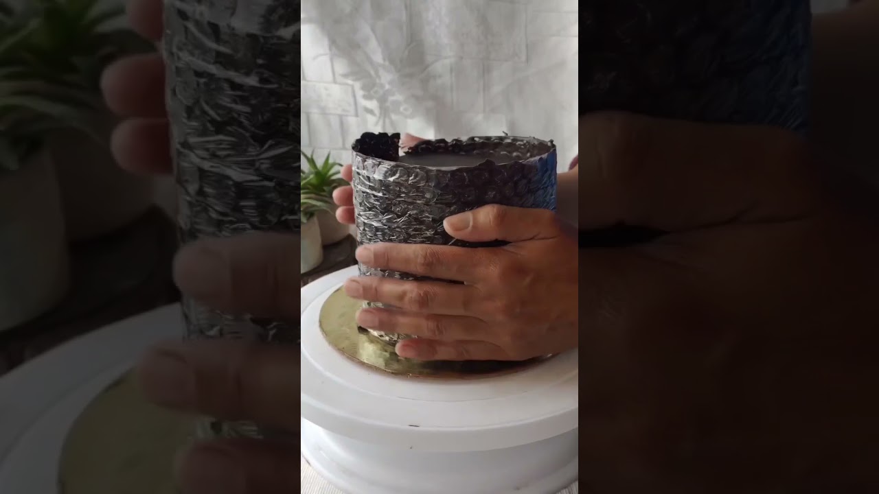 Bubble wrap cake decorating hack ideas for more designs so pls like & sub my channel #cake #shorts