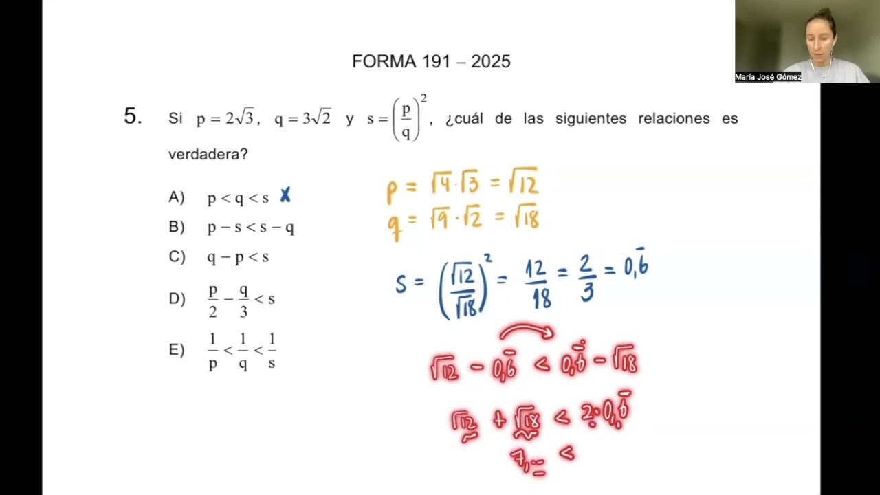RESOLUCIÓN PAES  MATEMÁTICA M2 INVIERNO 2024