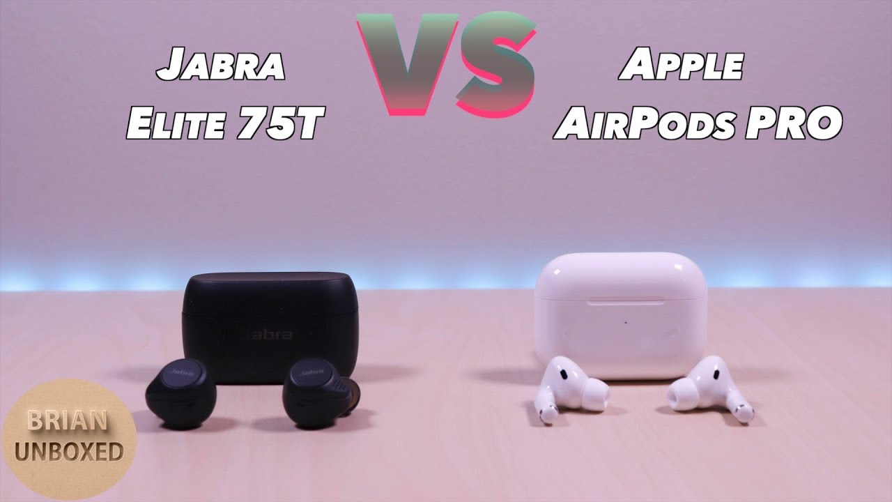 Jabra Elite 75t vs Apple AirPods Pro - And the winner is? (Music & Mic Samples)