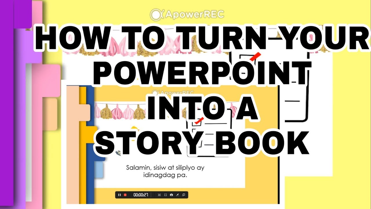 HOW TO TURN YOUR POWERPOINT INTO A STORY BOOK |EASY STEPS