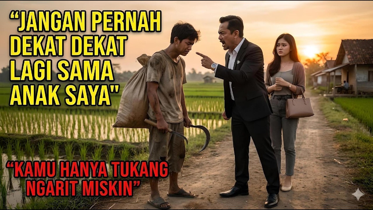 “Tukang Ngarit Dihina Ayah Pacarnya, 1 Hari Kemudian Semua Orang Terdiam Kaget‼️”