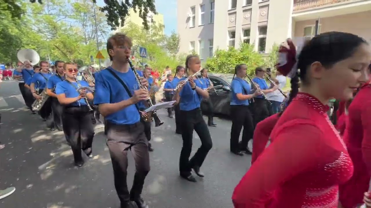 Parada orkiestr dętych w Szczecinie