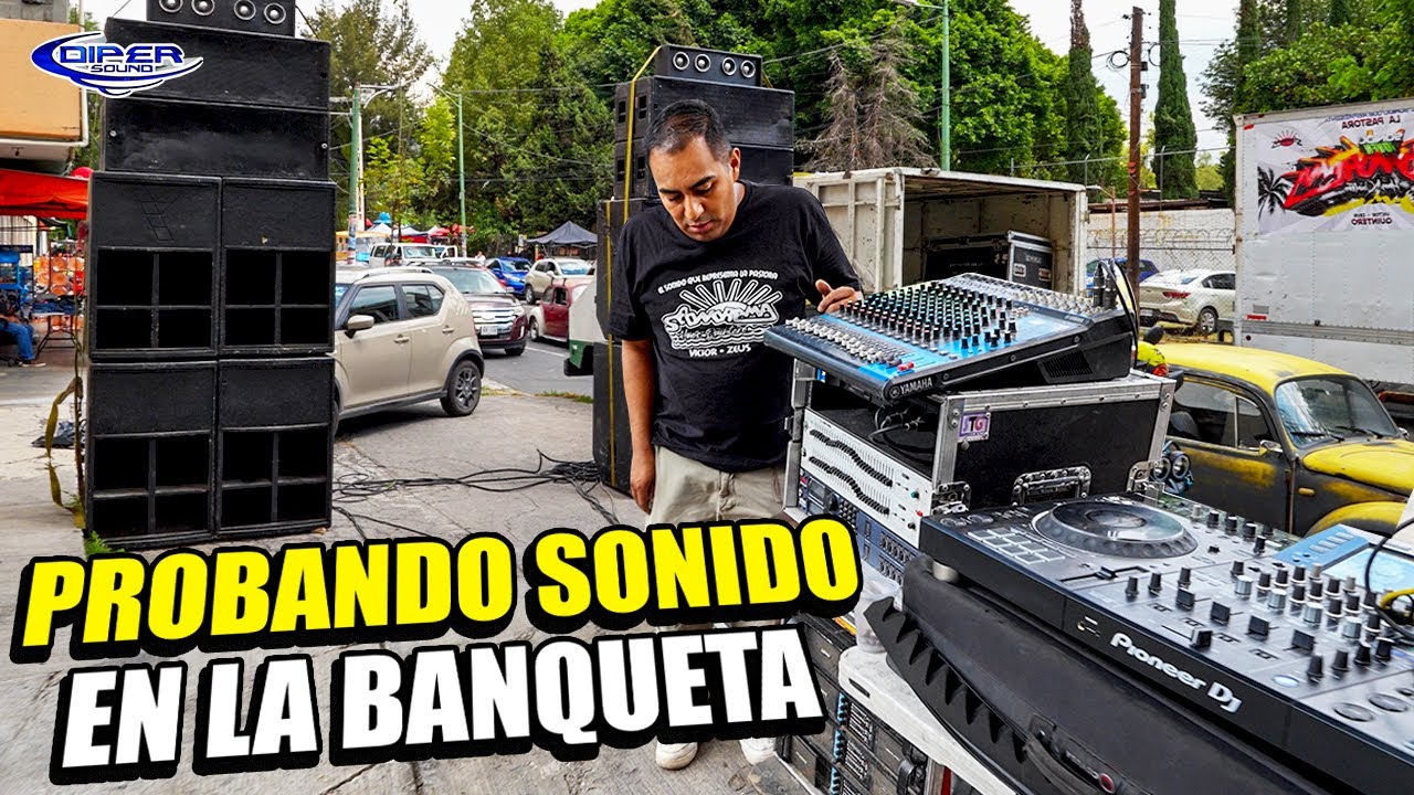 DEMASIADO EQUIPO DE AUDIO TIENE PERO CON ESTO SE PROBO EN LA CALLE | SONORAMA