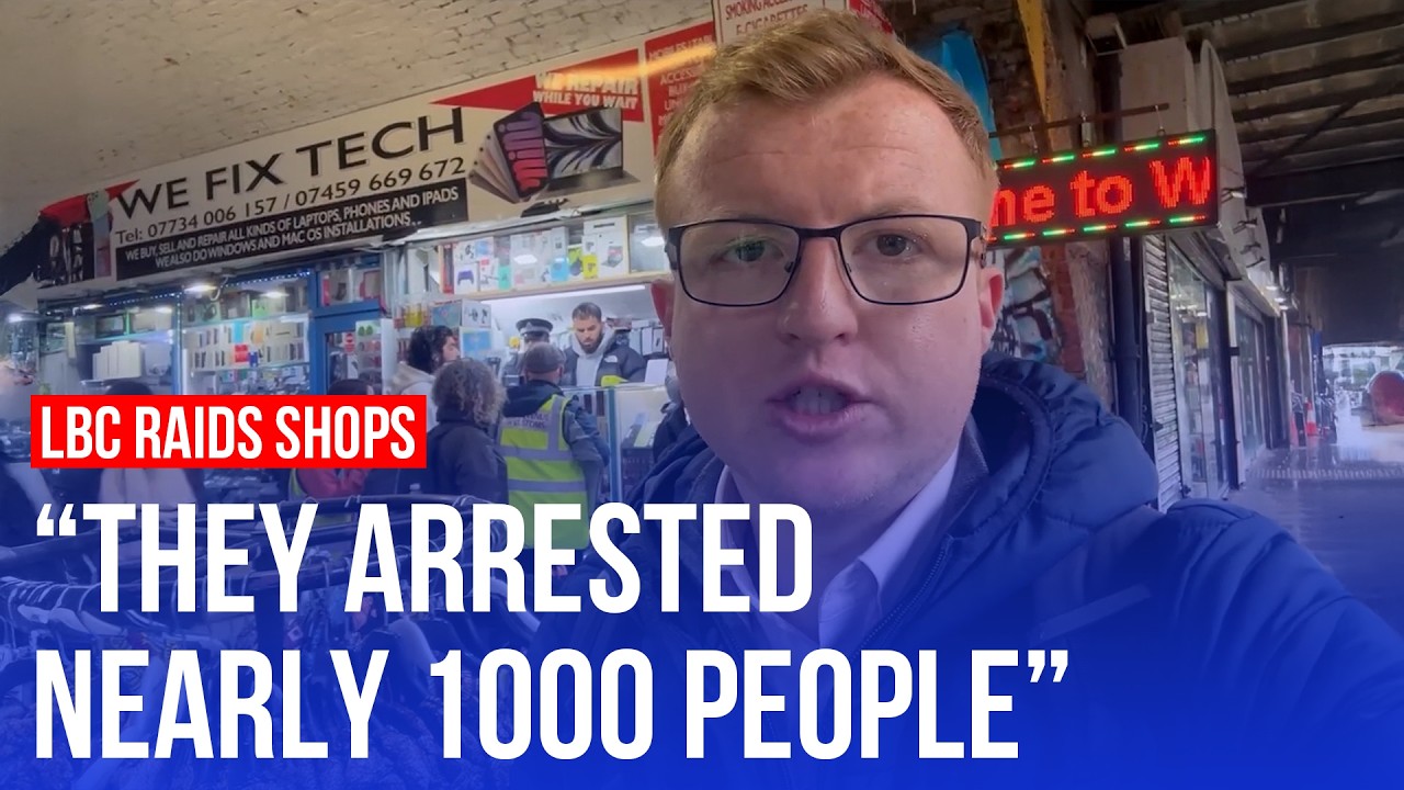 Inside police raids on dodgy barbers and vape shops