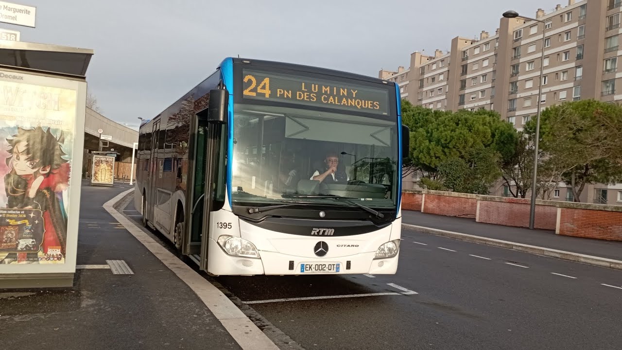 [RTM] Mercedes Citaro C2 €6 - Ligne 24 ➔ Luminy PN des Calanques