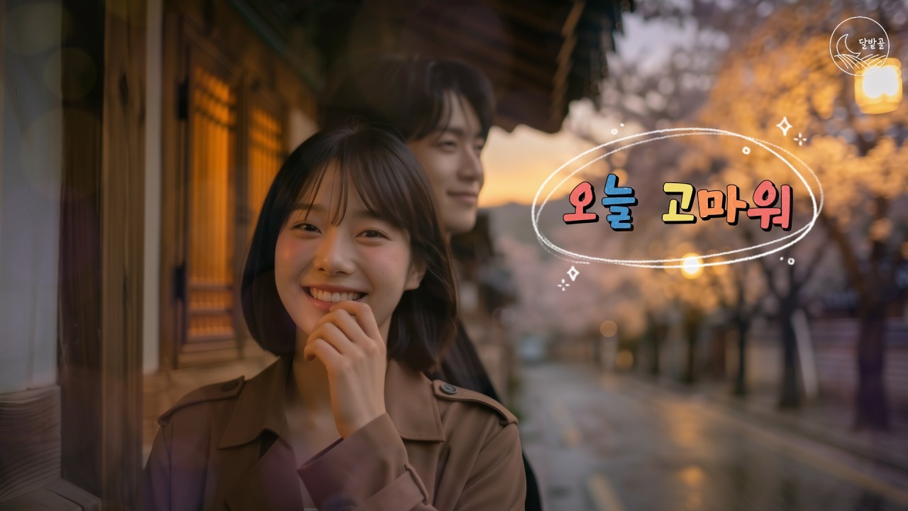 오늘 고마워 | 봄비 인디팝 가사 | 설레는 봄날 노래 🍃