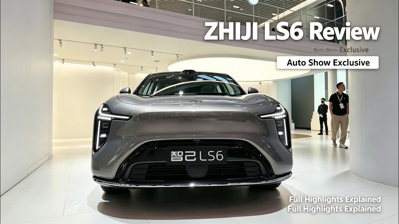 Абсолютно новый электромобиль SAIC Zhiji IM LS6 2027 года: экстерьер и интерьер &mdash; автосалон в Чэн...