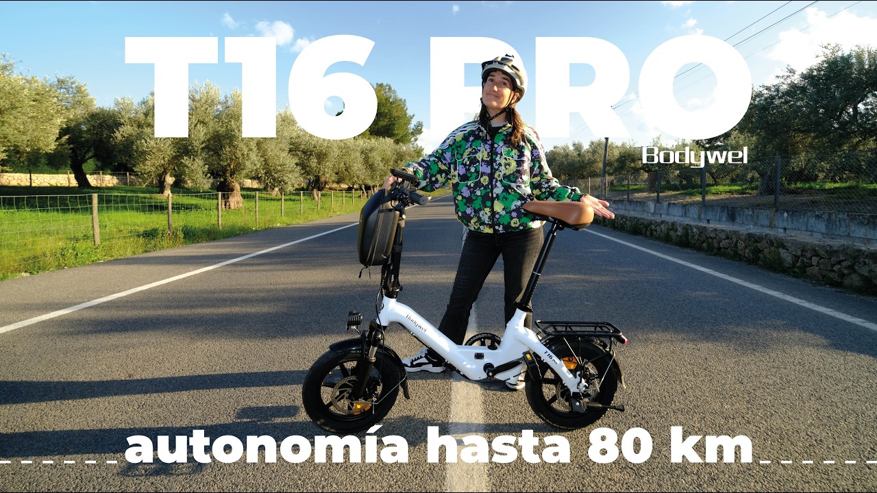 Mini bicicleta eléctrica plegable | Bodywel T16 Pro