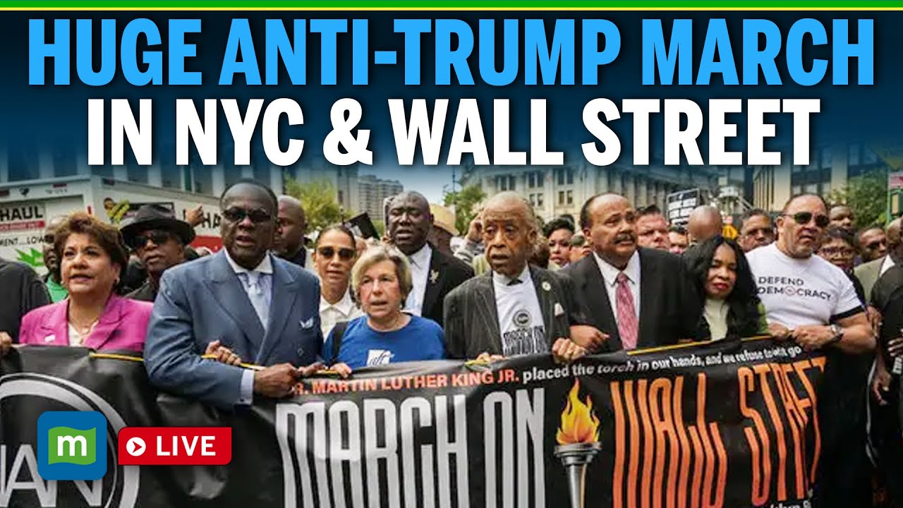 Anti-Trump Protest LIVE NYC: Marching on Wall Street to Fight for DEI & Civil Rights | US Democracy