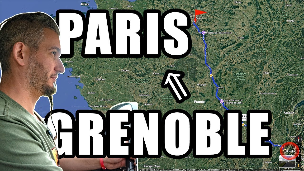Taking the provincial roads of France 🌾 Grenoble – Paris Road Trip 🚙